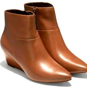 Cole Haan Tan Leather Boots- size 7